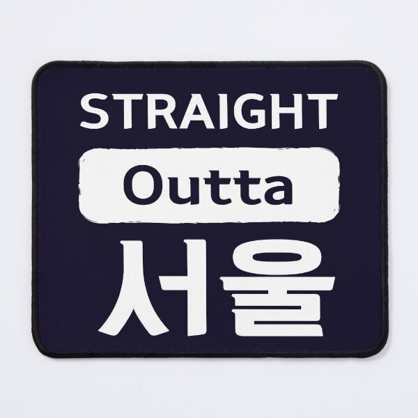 Item preview, Straight Outta Seoul – K-Pop streetwear white designed and sold by LiskoDesign.