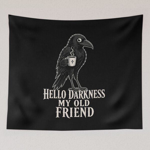 Item preview, Hello darkness my old friend designed and sold by abby-thorns.