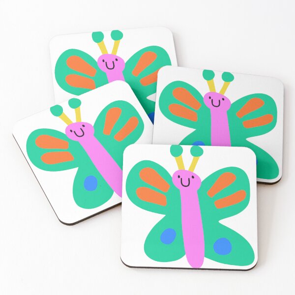Item preview, Happy Butterfly with Bright Green Wings designed and sold by wonder if.