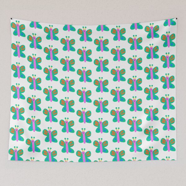 Item preview, Happy Butterfly with Bright Green Wings designed and sold by wonder if.