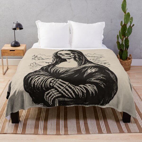 Item preview, "The Macabre Muse" - Vintage Skeleton Renaissance Parody Art designed and sold by cabuks.