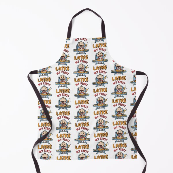 Item preview, My First Latke Baby Food Hanukkah High Chair Doodle designed and sold by sdcreations210.
