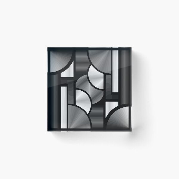 Item preview, Black and White Geometric Design designed and sold by JayMakesTiktok.