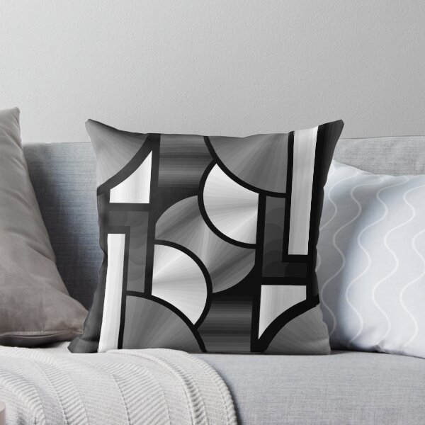 Item preview, Black and White Geometric Design designed and sold by JayMakesTiktok.