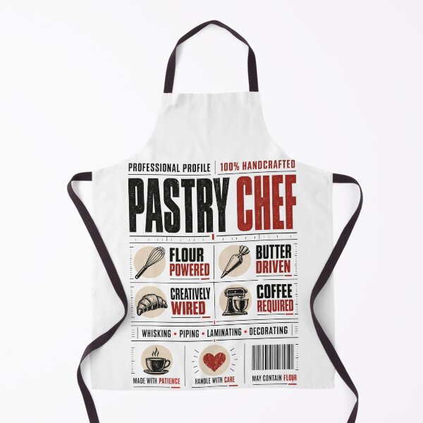 Item preview, Pastry Chef Professional Profile Vintage Baking designed and sold by cookingtherapy.