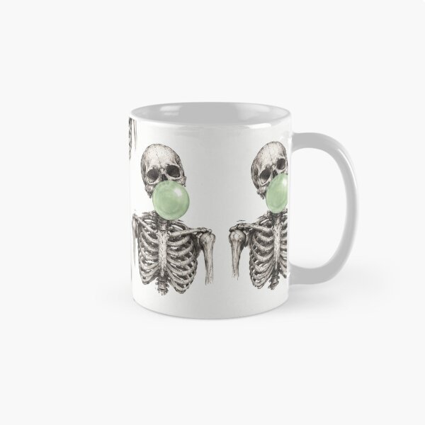 Item preview, "Mint Pop" - Green Bubble Gum Skeleton - Pastel Goth designed and sold by cabuks.