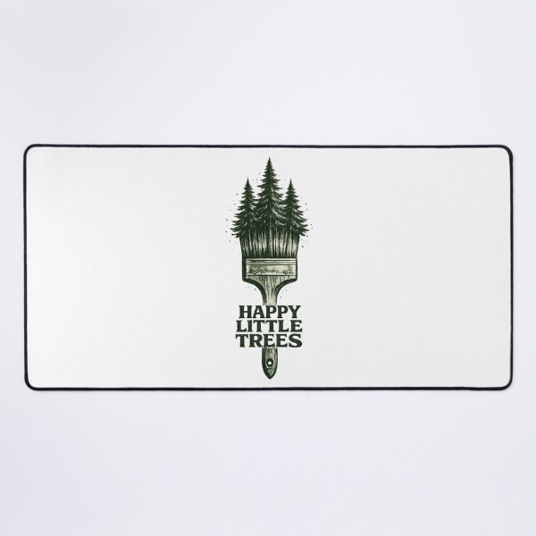 Item preview, Bob Ross Happy Little Trees – Vintage Paintbrush Forest designed and sold by karamram.