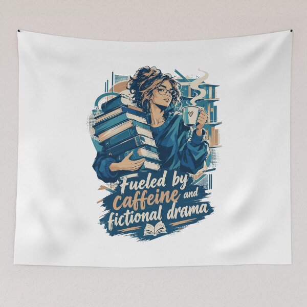 Item preview, Fueled by Caffeine and Fictional Drama Coffee designed and sold by Pineapple-Tree.