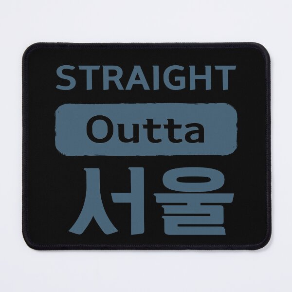 Item preview, Straight Outta Seoul – K-Pop streetwear blue designed and sold by LiskoDesign.