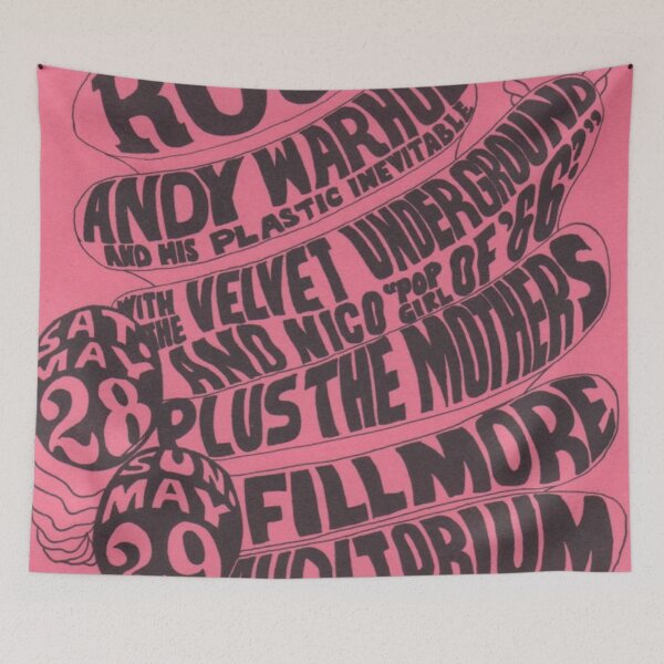 Item preview, Andy Warhol The Velvet Underground Original Custom Vintage Music Band Tee Unique Poster Wall Art designed and sold by Cool Robot Bro..