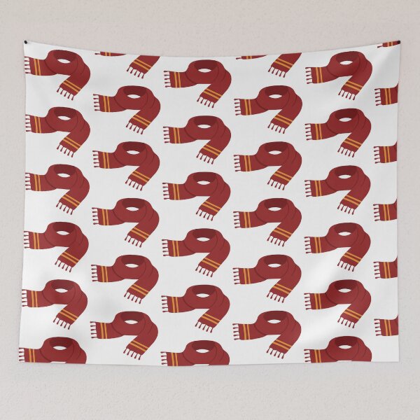 Item preview, Red Striped Winter Scarf designed and sold by BetweenForms.