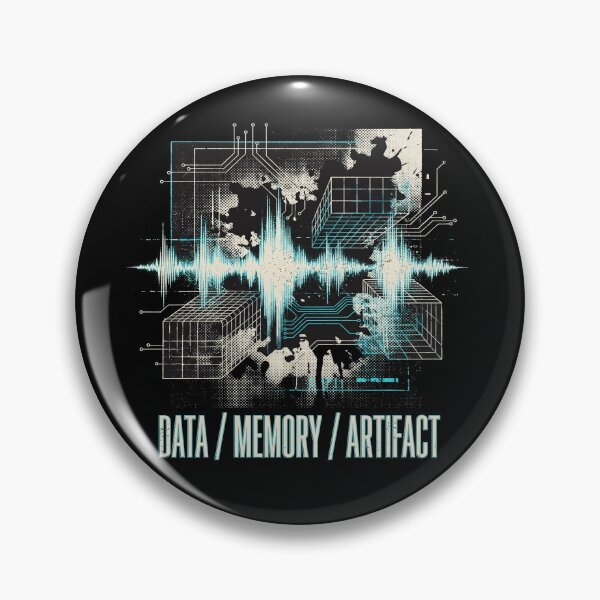 Item preview, Cyberpunk Data Memory Artifact Soundwave Design designed and sold by LayercraftArt.