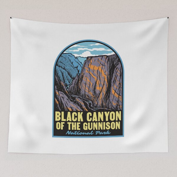 Item preview, Black Canyon of the Gunnison National Park Painted Wall designed and sold by HalpinDesign.