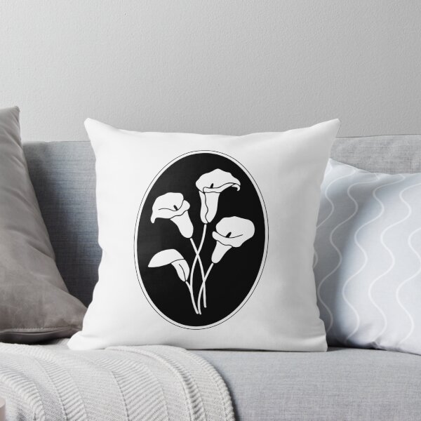 Item preview, Vintage Black Botanical Floral Motif in Oval Frame - 13 designed and sold by ivyysophia.
