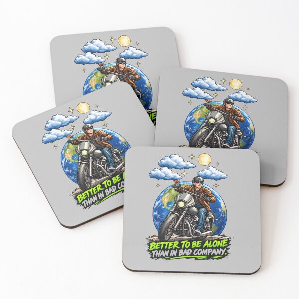 Item preview, Motorcycle Freedom Design - Better to Be Alone Than in Bad Company designed and sold by Ibrahimsaeed27.