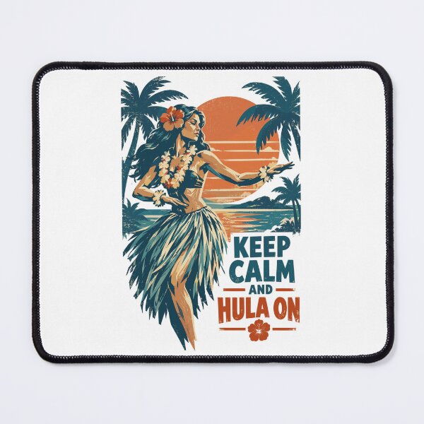 Item preview, Keep calm and hula on: Hawaii Retro designed and sold by Pineapple-Tree.