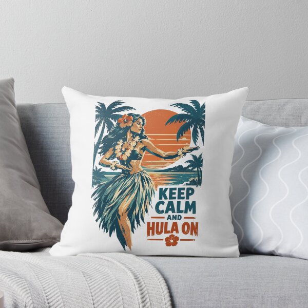 Item preview, Keep calm and hula on: Hawaii Retro designed and sold by Pineapple-Tree.