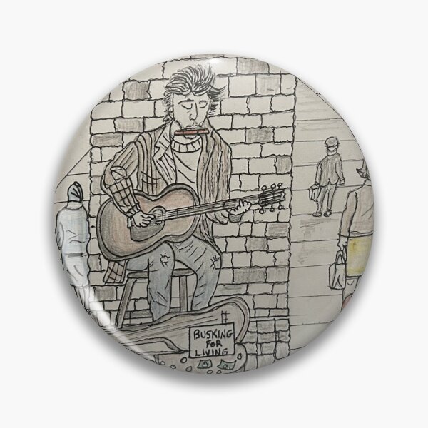 Item preview, Busking for living  designed and sold by Cartoonist Brian.