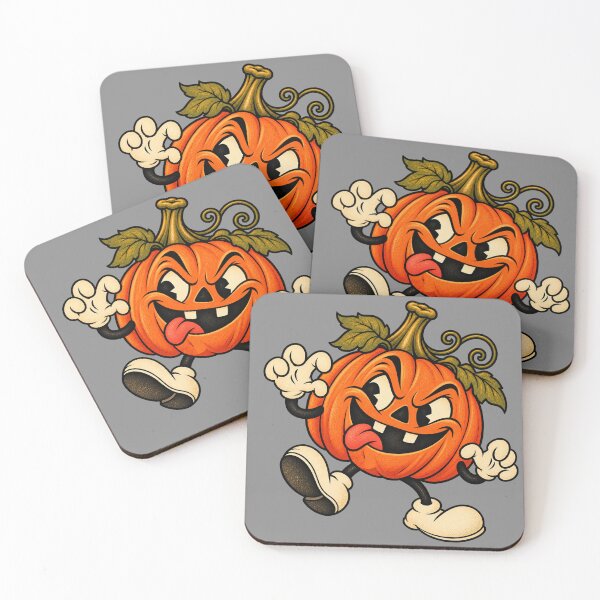Item preview, Vintage Halloween Evil Pumpkin Clipart designed and sold by Impossible Archive.