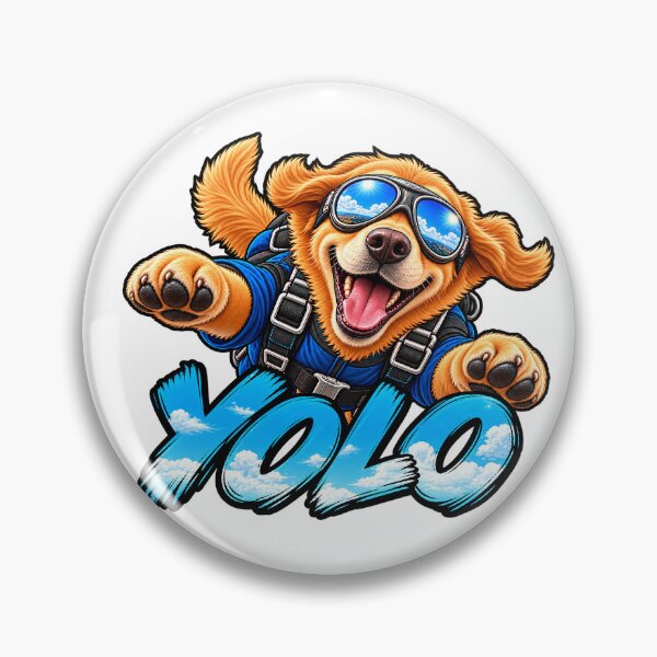 Artikelvorschau, YOLO! Dieser Hund möchte, dass du dein bestes Leben lebst. entworfen und verkauft von Dabfu.