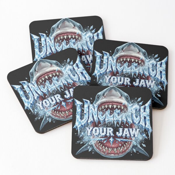 Item preview, Unclench Your Jaw Shark Ice Metal Graphic Premium Oversized Sweatshirt designed and sold by loccotown168.