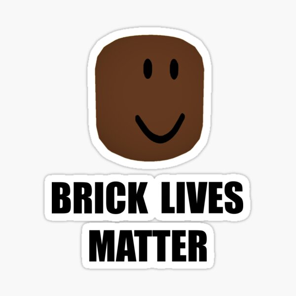 Crazy Aggressive Tshirt With Roblox Character Sticker By - black lives matter logo roblox hands
