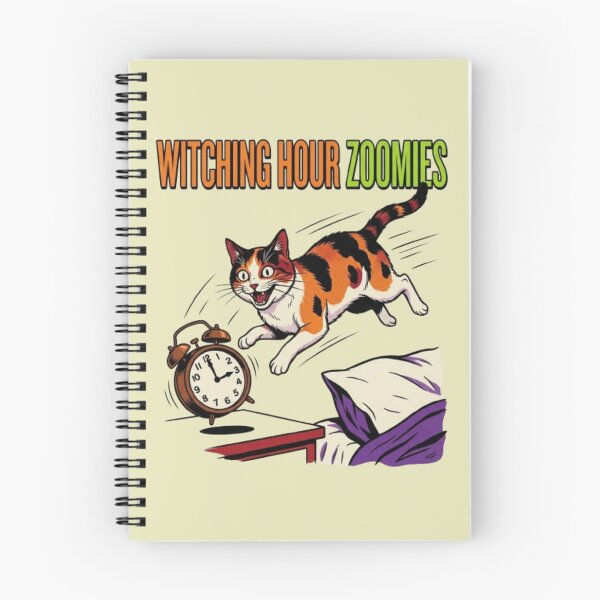 Item preview, Witching Hour Zoomies Cat Funny 3am Cat  Spooky Calico Cat Mom Gift Night Owl Cat Lover designed and sold by FurRealStudioCo.