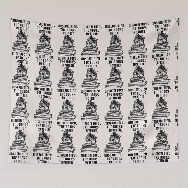 Item preview, Died the books Remain Gothic T- shirt designed and sold by idea factory.