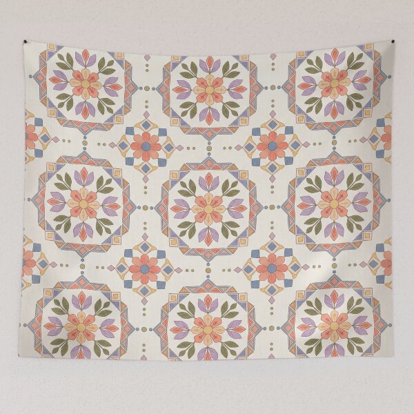 Item preview, Floral Medallion Pattern designed and sold by ASTRAL ART LAB.