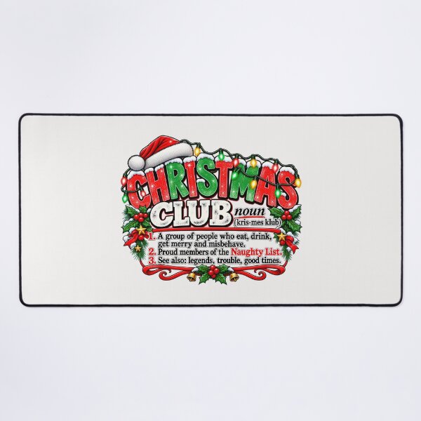 Item preview, Christmas Club Naughty List – Funny Christmas designed and sold by Genius Geek.