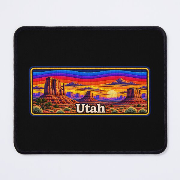 Item preview, Utah Monument Valley Embroidered Sunset designed and sold by Swanny's Custom T-shirt and Gift Designs.