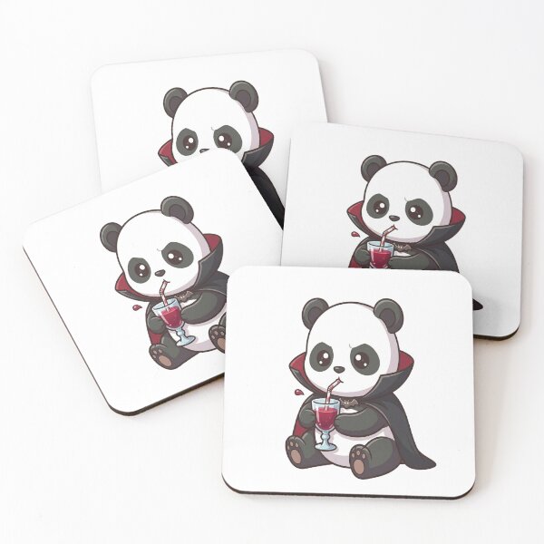 Item preview, Cute Vampire Panda Sipping Juice designed and sold by Ella_Sketch.