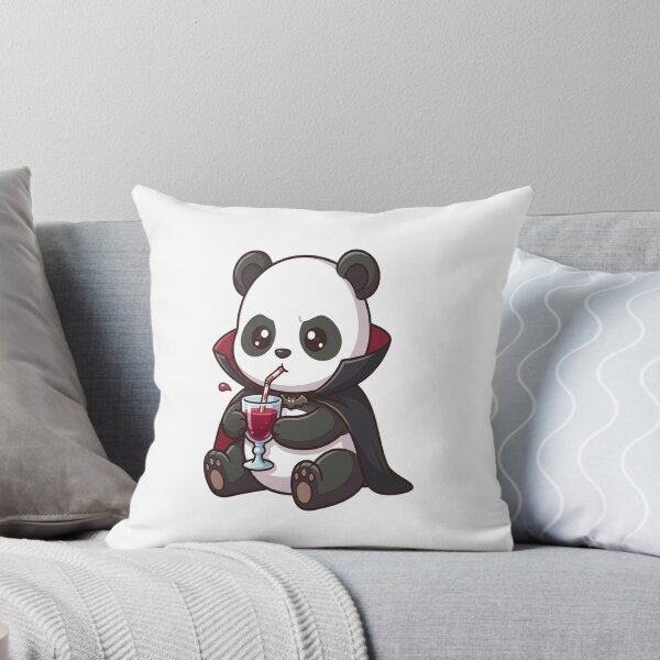 Item preview, Cute Vampire Panda Sipping Juice designed and sold by Ella_Sketch.