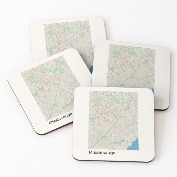 Item preview, Mississauga Minimalistic Map Art designed and sold by MapsNerd.