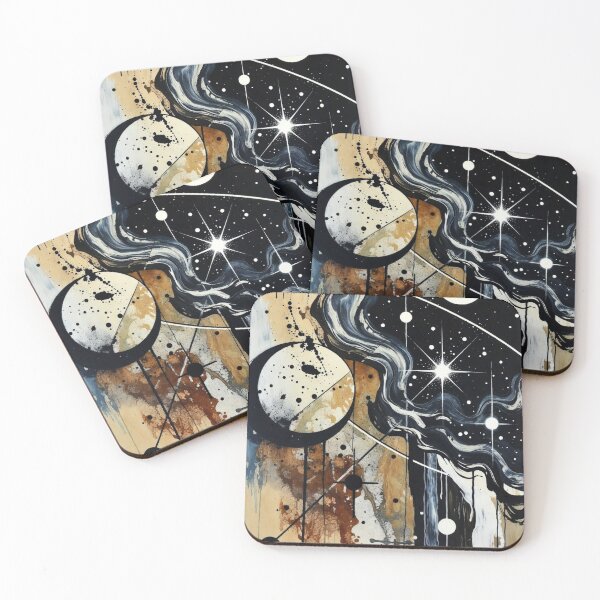 Item preview, Celestial Map Abstract Cosmic Art designed and sold by Tonya's Way.