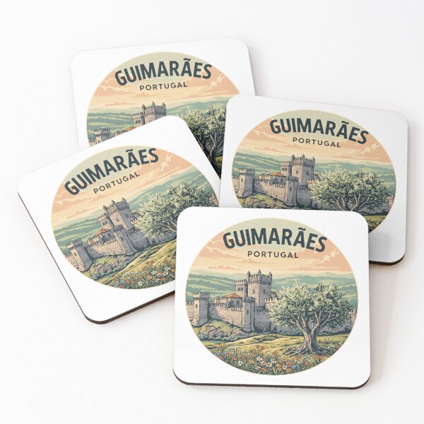 Item preview, Guimarães Portugal: Medieval Castle and Olive Tree designed and sold by CircinusStore.