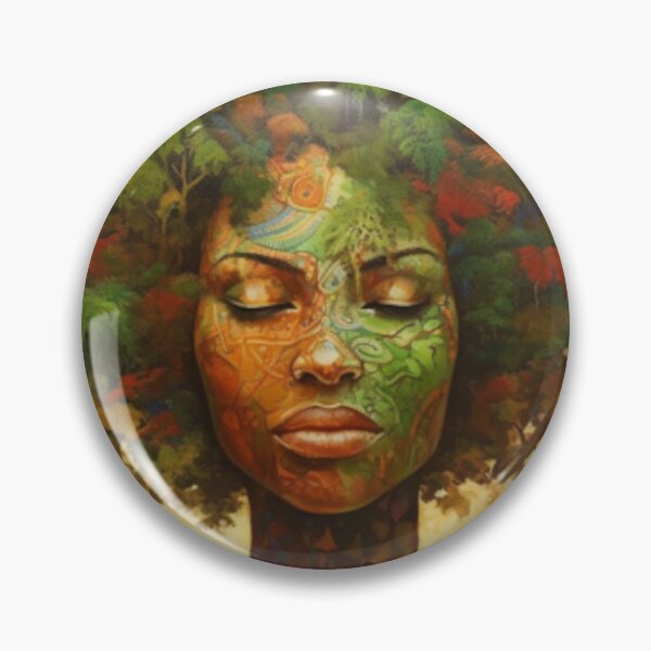 Item preview, African Mother Earth – Black Woman Nature Goddess Afrocentric Art designed and sold by GSizzle1.