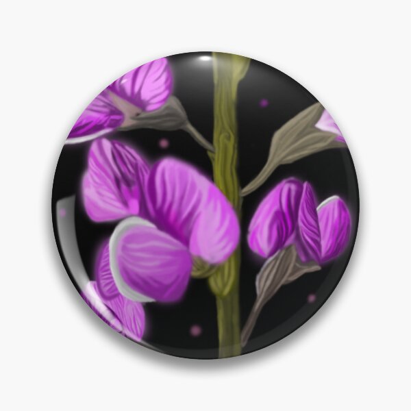 Item preview, Pink Hyacinth bean - Cosmic Art designed and sold by JayMakesTiktok.