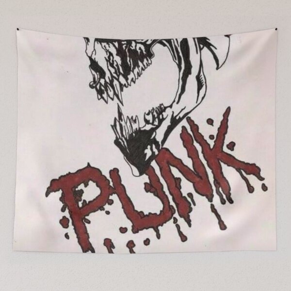 Item preview, Punk Poster Original Custom Vintage Music Band Tee Unique Wall Art designed and sold by Cool Robot Bro..