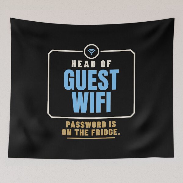 Item preview, Head of Guest Wifi Techie Family Role designed and sold by T-J-WHATEVER.