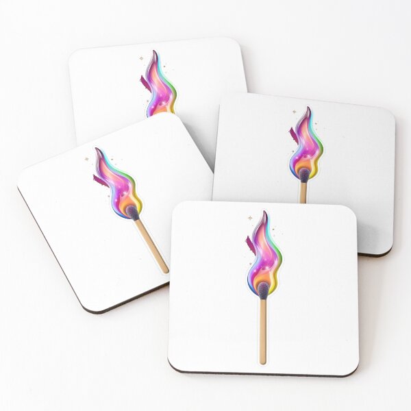 Item preview, Matchstick with Liquid Rainbow Flame designed and sold by MargaretPolanco.