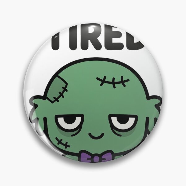 Item preview, Spookily Tired Cute Zombie Halloween Tee designed and sold by A Light Worker.