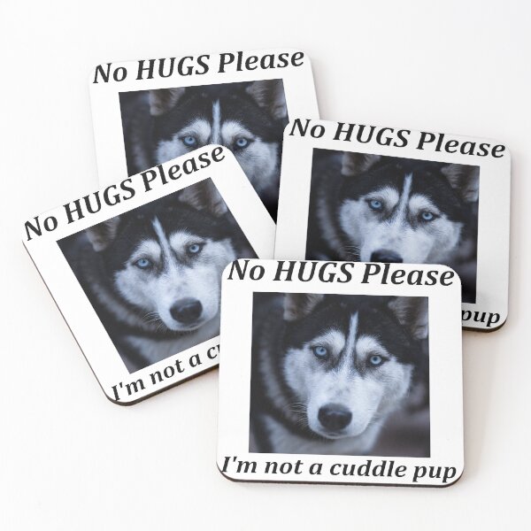 Item preview, No Hugs dog designed and sold by Paw-rora.