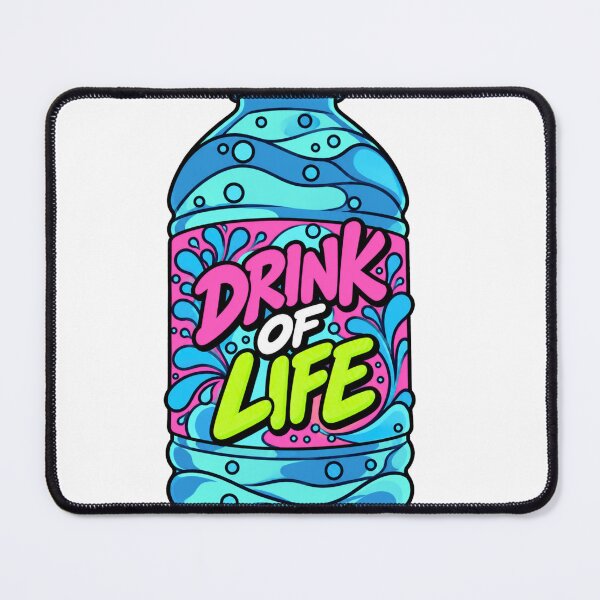 Item preview, Drink of Life – Colorful Water Bottle designed and sold by Aimetoi.