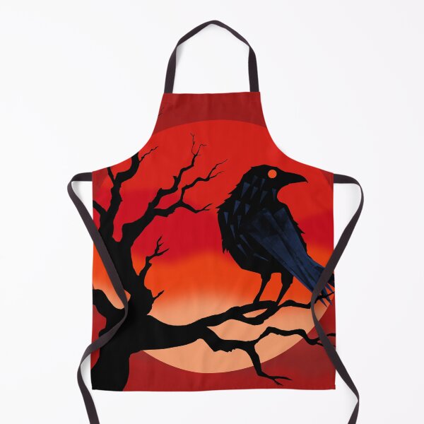 Item preview, Black Raven Against Red Sunset designed and sold by Andrew Hitchen.