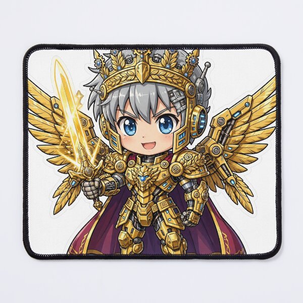 Item preview, Alpha Mecha King Perseus Classic Anime Chibi Sticker - Mobile Legends Fan Art designed and sold by Lesley D.