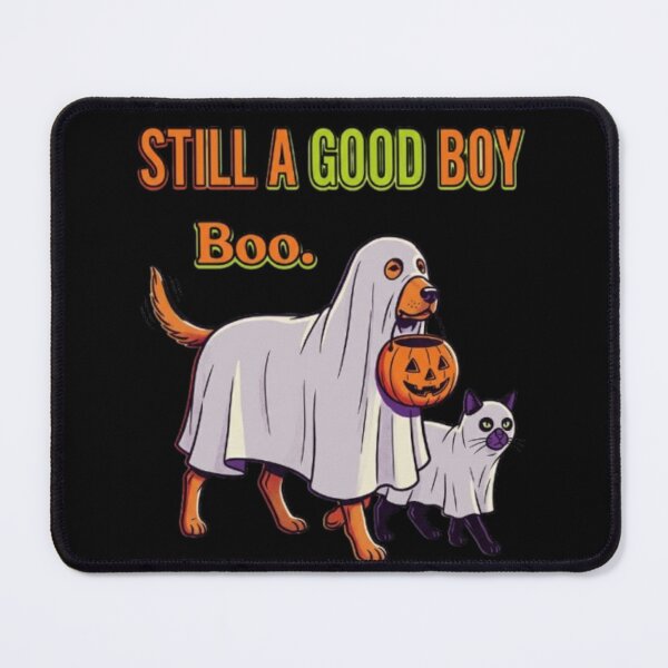 Item preview, Still a Good Boy Ghost Dog Cute Halloween Dog Sheet Ghost Dog Mom Gift Spooky Season Dog designed and sold by FurRealStudioCo.