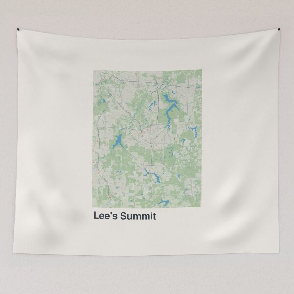 Item preview, Lee's Summit Minimalistic Map Art designed and sold by MapsNerd.