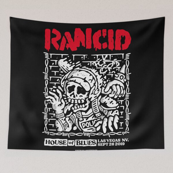 Item preview, Rancid Punk Music Original Custom Vintage Music Band Tee Unique Poster Wall Art designed and sold by Cool Robot Bro..