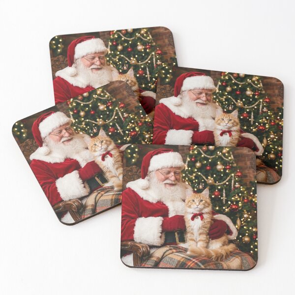 Item preview, Santa's cat in the lap designed and sold by Stevercortinas.